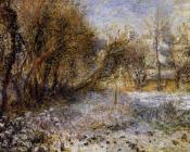 皮埃尔 奥古斯特 雷诺阿 : Snowy Landscape